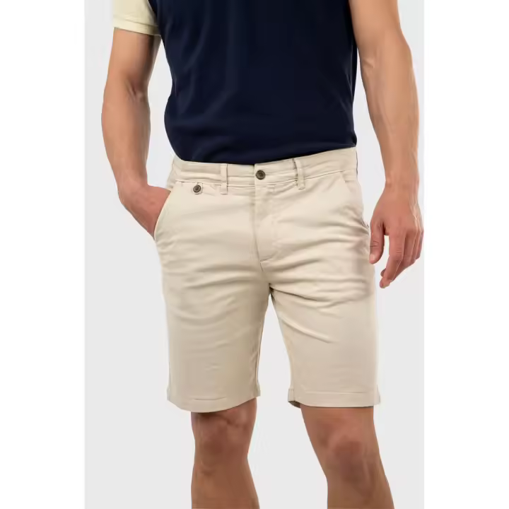 Williot - Bermuda Clásica Arena - Pantalones Cortos Chino Hombre - 1