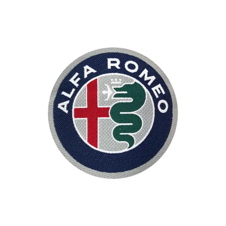 Parches oficiales de 75 mm con logo Alfa Romeo - 1