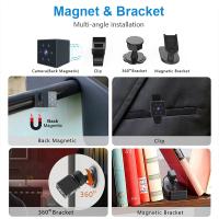 Mini cámara de vigilancia, pequeña cámara oculta 1080P HD 30fps  Cámara de vigilancia y seguridad portátil con visión nocturna y detección de movimiento para el hogar, automóvil, dron, oficina,e.t.c - details 6