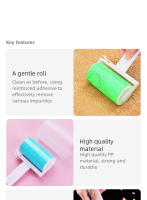 Dispositivo De Pegatinas Para Cabello Portátil Y Lavable Mini Escobilla Plegable Antipolvo Para Ropa Y Cabello Herramienta De Limpieza Del Hogar - details 1