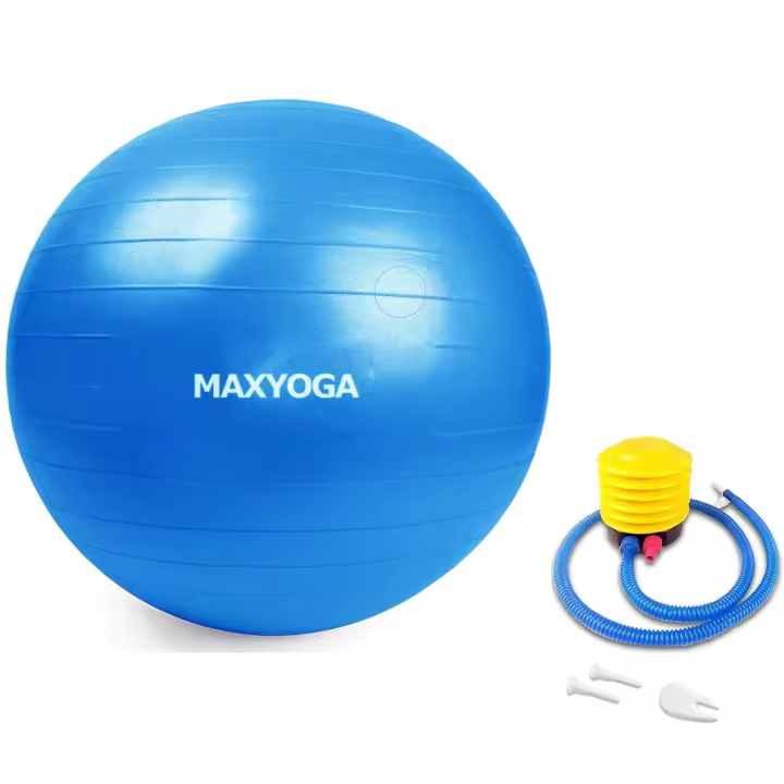 MAXYOGA® Pelota de Ejercicio Anti-Burst para Yoga, Fitness y Entrenamiento - 65cm - 1