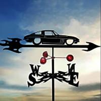 Weathervane De Metal Silueta Artística Decorativa Para Jardín Casa Granja Valla Puerta De Mascota Uso En Techo O Cerca - details 10