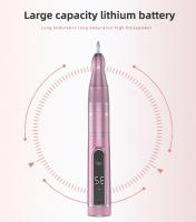 Máquina De Uñas Eléctrica 35000RPM Con Conjunto De Corte De Polvo Para Manicura Y Gel Pintura Sin Cable Herramienta De Pelos De Uñas - details 2