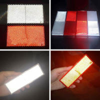 Cinta Reflector Reflectante Para Bicicleta Camión Camión Y Auto Seguridad Nocturna Advertencia Pegatina Material Plástico - details 7