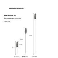 Palo Telescopio De 2.8m Para Aspirar Polvo Artificio Bendible Cepillo De Limpieza Para El Hogar Microfibra No Eléctrico - details 7
