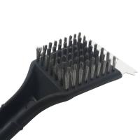 vidaXL Cepillo para barbacoas acero inoxidable e hilo de cobre - details 5