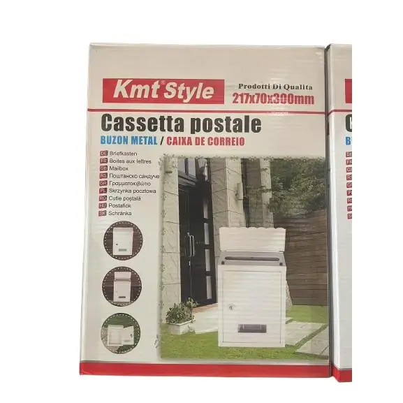 Cassetta postale Kmt Style in Ferro, Dimensioni 217x70x300mm, Prodotto di Qualità per la Ricezione della Mail - 1