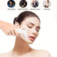 Dispositivo de belleza con terapia de fotones LED para masaje de cuello y cara: máquina de alta frecuencia sin perfume con tratamiento de luz de 3 colores, batería de litio recargable por USB, portátil para horas extras de trabajo y viajes de negocios - details 3