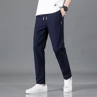 Pantalones Casuales Para Hombre Transpirables Y Secado Rápido Estilo Slim Straight Adecuados Para Senderismo Y Deporte - details 3