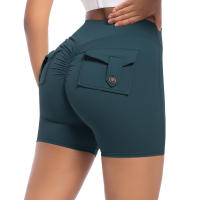 SSITO Pantalones cortos de Yoga para Mujer, Mallas de Gimnasio with Bolso fruncido en el asiento, medias rezadoras de beltera High, Pantones cortos SexIs with fruncido en el asiento para Cycling - details 22
