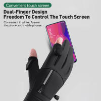 Guantes De Pesca Invierno Impermeables 2 Dedos Plegables Antigolpes Para Hombres Y Mujeres Guantes De Veludo Térmicos Para Angling Y Ciclismo Al Aire Libre - details 19