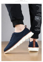 Zapatos Casuales Para Hombre Ligeros Y Transpirables Malla Respirable Comodidad Para Conducir Zapatos De Moda Slip-On Al Aire Libre Talla Verdadera Relleno De Algodón Suela De Goma - details 12