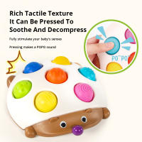 Juguetes Educativos Para Niños Erizo De Presión Con Teclas Suaves Entrenamiento De Concentración Y Coordinación Mano-Ojo Juego Montessori Para Niños De 0 a 6 Años - details 3