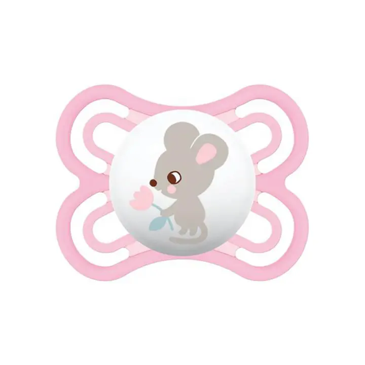 Mam Perfect Chupete Silicona Rosa 1U 0+ - 1