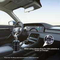 Humidificador de aire portátil USB para coche con función de aromaterapia y purificación de aire, encendedor de cigarrillos alimentado para eliminar olores - details 1