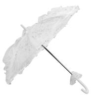 Bud Parasol de tiro de boda de encaje de seda - details 1