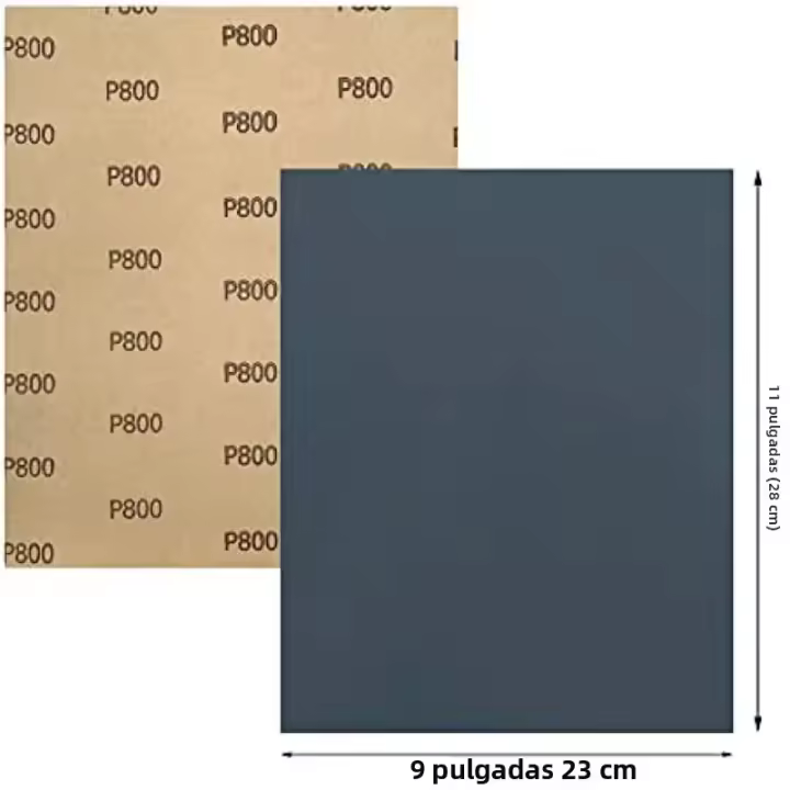 Paquete De 15 Hojas De Papel De Herramienta De Abrazadera 9x11 Pulgadas Para Metal Madera Polvo De Automóviles Impermeable Con Carbonato De Silicio - 1