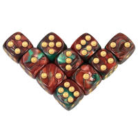 16mm D6 Azul Y Rojo Dados De Ajedrez De Acrílico Para Juegos De Mesa RPG DND Cubo De Dos Colores Esquinas Redondeadas Accesorios Para Clubes Y Fiestas En Barra - details 18