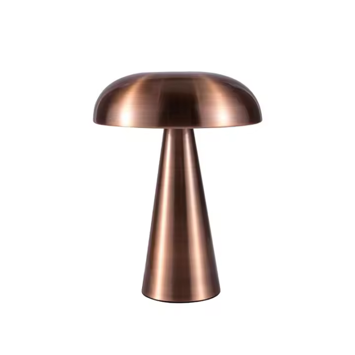 Lámpara De Mesa Portátil Con Carga LED Diseño Danés Sencillo Y De Lujo Con Iluminación Exterior Toque Dimming Nocturno Para Dormitorio - 1