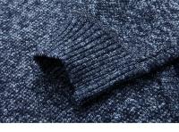 Nueva Cardigan De Lana Para Hombre Invierno Cuello Alto Zipper Manga Larga Gruesa De Poliéster Estilo Casual Color Sólido Ropa Masculina - details 12