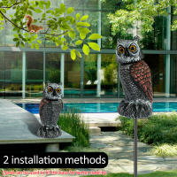 Decoy De Falso Águila Realista Con Cabeza Giratoria De 360° PE Simulación De Pájaro Para Disuadir Aves En Jardín Decoración De Estatua De Águila - details 11