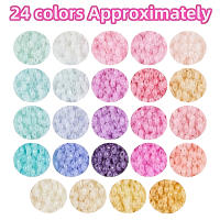 Kit De Abalorios De Vidrio De 24 Colores 2/3/4mm 12000/5760/2400 Piezas Para Fabricación De Joyas DIY Manualidades Pulseras Hechas a Mano - details 1
