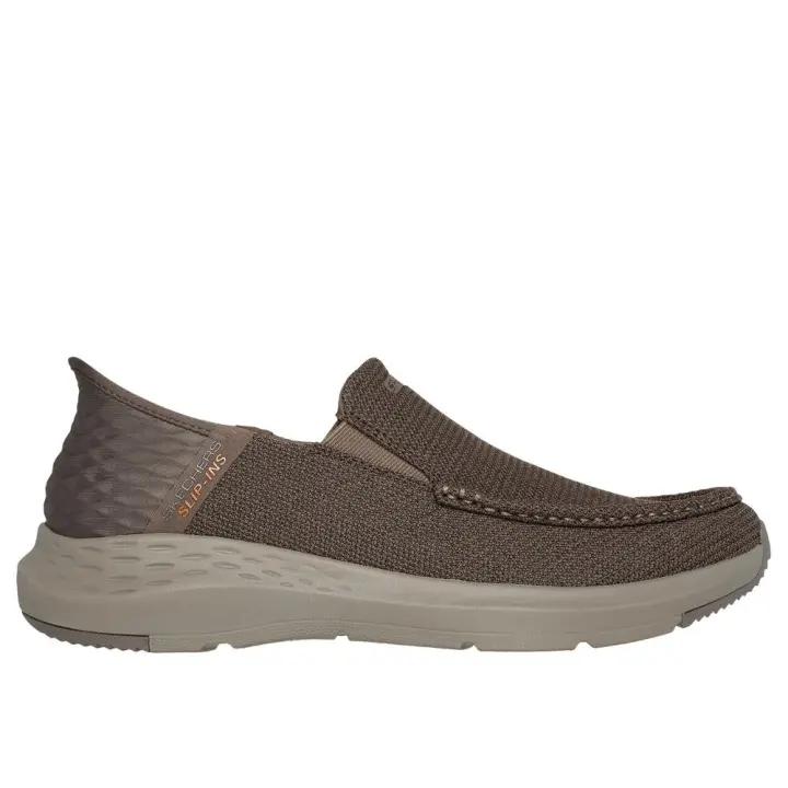 Skechers Deportiva Hombre SLIP-INS: PARSON - RALVEN en Malla Taupe - 1