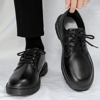 Zapatos Casuales Para Hombre De Cuero Transpirables Con Cordones Hechos a Mano Clásicos De Negocios Moccasins Planos Para La Venta Caliente - details 16
