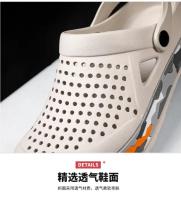 Zapatillas De Hombre Para Verano Clogs Sandalias Plataforma Planas Zapatos De Agua Para Jardín Y Hogar Comodidad Al Aire Libre - details 7