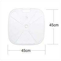 Start Electric | Base Para Sombrilla Plástica Rellenable Blanca 45x45x9cm | Marca Casa y Menaje - details 1
