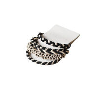 5Pcs Accesorios Para El Cabello De Mujer Estilo Coreano Scrunchies Elásticos Para Moños Y Colas De Caballo Multifuncionales De Rayón - details 5