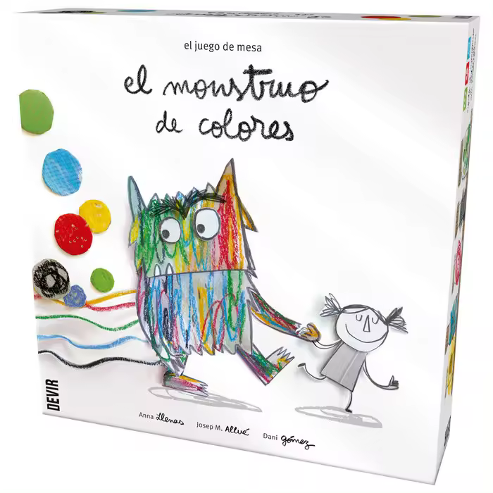 DEVIR JUEGO DE MESA MONSTRUO DE COLORES JUEGOS DE MESA 30x8x30 Cms. - 1