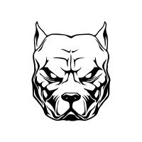 Pegatina De Motocicleta Con Patrón De Perro Pitbull Reflectante Para Coche Moto Auto Decal JDM Vinilo Estilo 19*15cm - details 8