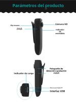 Cámara Portátil HD 1080P Con Clip Para Espalda Mini DV Grabadora De Policia Visión Nocturna Infrarroja Grabadora De Deportes Y Voz Digital - details 11