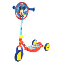 Mickey Mouse - Patinete infantil licencia oficial, estructura metálica, plataforma antideslizante con decoración Mickey, dibujos animados, ruedas antipinchazos, fomento equilibrio, motricidad, actividades exterior niños, diversión activa, juegos niños - details 2