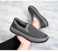 Zapatos De Deporte Para Hombre Verano Transpirables Mocasines Ligeros De Malla Slip-on Para Caminar Nuevo En Venta - details 2