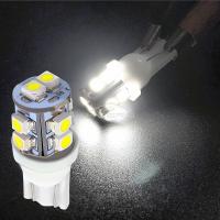 10Pcs T10 Lámparas LED Blancas Para Coche Interruptor Interior Lectura 194 W5W 10 LEDs Luz De Placa De Licencia 12V Doménuca Lámpara De Tablero - details 2