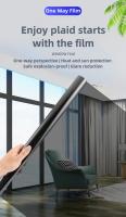 Película De Privacidad Para Ventanas Espejo Unidireccional Vinilo Antiglanceo No Adhesivo Cling De Plástico PVC Para Casa Protección UV Tamaño Adecuado Para Ventanas Y Puertas - details 4
