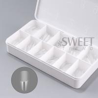 550pcs Tiras De Uñas Gelosas Sofisticadas Medianas Cortas En Forma De Dátil Y Cofre Matte Para Extensión De Uñas De Acrílico Herramientas De Manicura DIY Decorativas - details 1