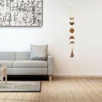 Guirnalda Bohemia De Madera Con Estrella Y Fase De Luna Colgante Para Pared Decoración Hogar Con Borla Regalo De Fiesta De Acogida - details 10