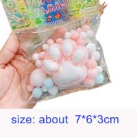 Juguete De Alivio De Estrés En Forma De Pata De Gato Suave Y Adhesivo Juguete De Alivio De Presión Para Relajación Cute Squeeze Toy Para Adultos Y Niños - details 3