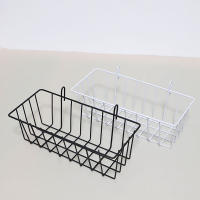 Cesta De Almacenamiento Decorativa De Metal Estante Colgante De Flor De Hierro Para Decoración De Pared Marco Montado Rack De Malla Para El Hogar - details 0