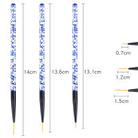 Set De 3 Pinceles De Arte Para Uñas Acrílicas Con Rayas Francesas Y Punta 3D Herramientas De Dibujo De Línea Delgada Para Manicura Y Gel UV - details 6