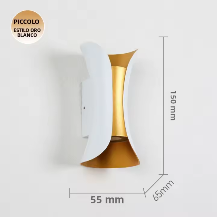 Lámpara De Pared LED 6W 10W Aluminio IP65 Impermeable Luz Exterior Para Jardín Porche Moderna Interior Estilo Nórdico Soporte Decorativo Iluminación - 1