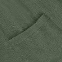 Monos De Verano Casuales Para Mujer Con Hombros Descubiertos Y Mangas Cortas Ruched Estilo Romper De Piernas Largas Con Bolsillos De Poliéster - details 32