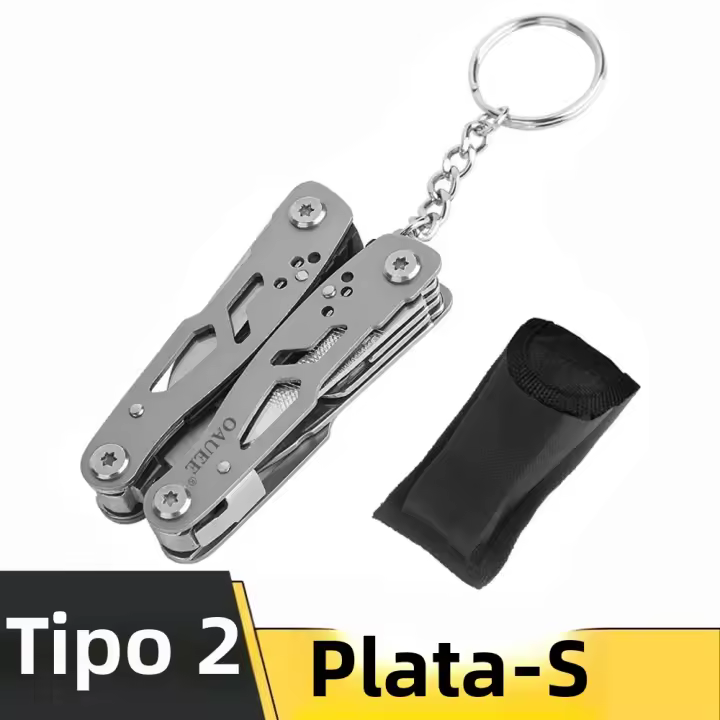 Multi-herramienta Portátil 14 En 1 Pliers Saber Para Camping Y Uso Doméstico Knive De Acero Inoxidable Fodling Blade Herramienta De Bolsillo - 1