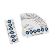 50Pcs Tarjeta De Indicador De Humedad En Contenedores Cerrados Prueba De Humedad Del 10% Al 60% Cartón Azul Six-point - details 3