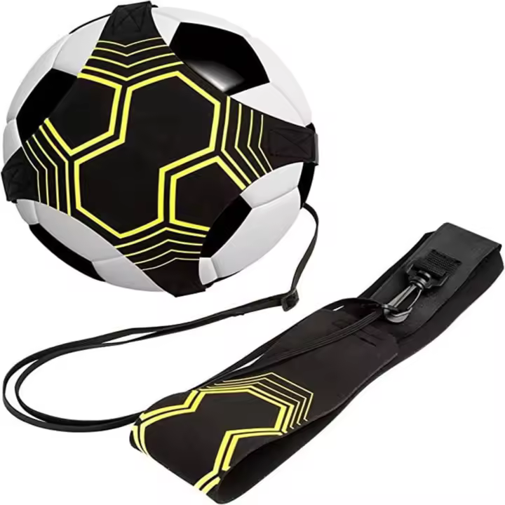 Entrenador De Tiro De Fútbol Para Niños Con Cinturón Ajustable Y Cordón Elástico Equipo De Práctica Sin Manos - 1