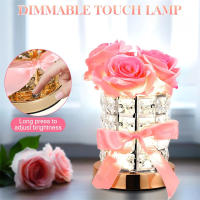 Lámpara De Mesa LED En Forma De Rosa Cubo Mágico 3 Colores Ajustable Luz De Ambiente Creativa Para Decoración De Dormitorio Regalo - details 2