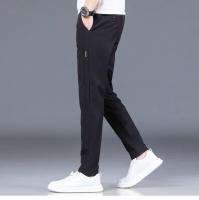 Pantalones Casuales Para Hombre Verano 2024 Estilo Coreano Elásticos Rectos Ajustados Cómodos Trajes Negocios Verde Militar - details 20
